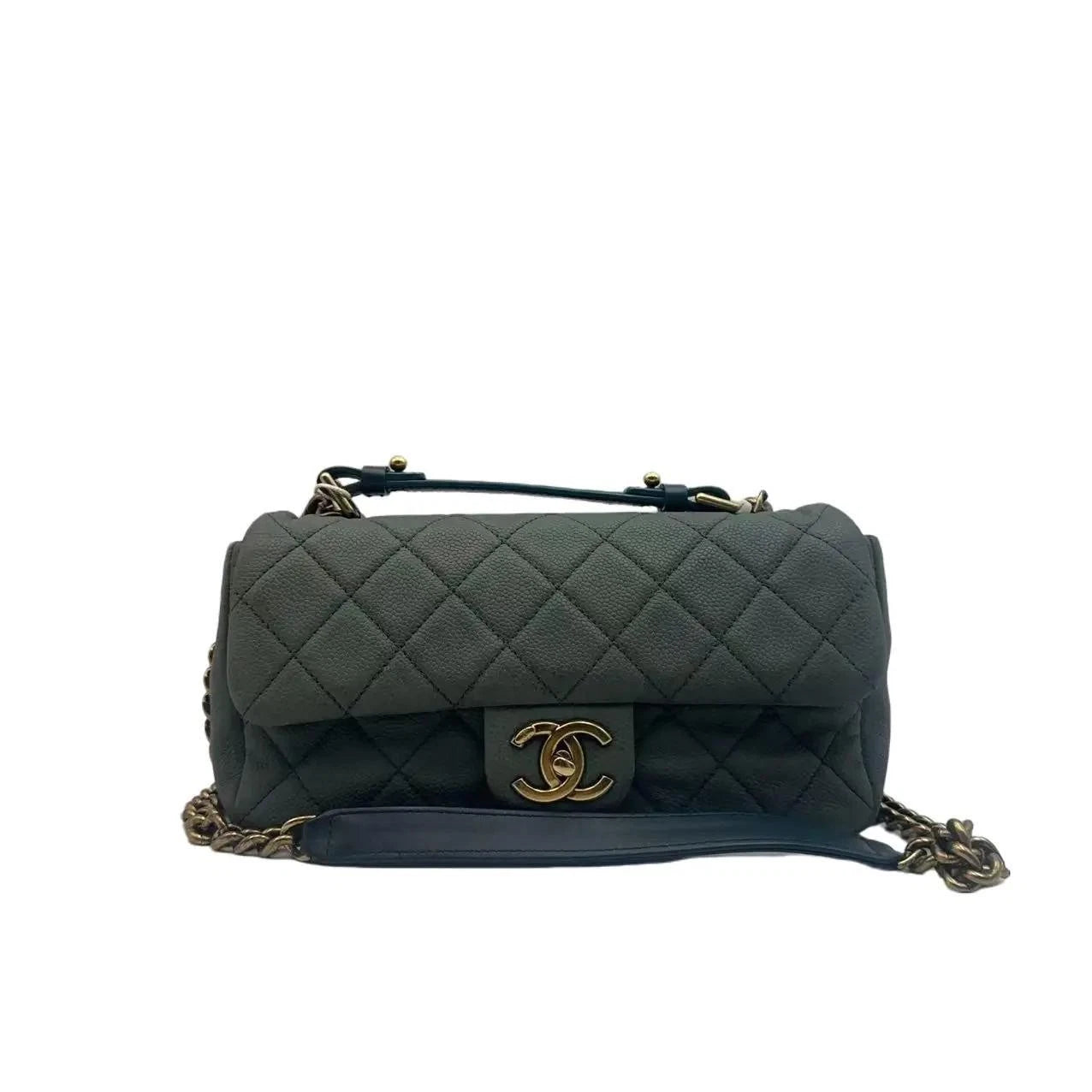 Chanel Green Flap Chain Bag H03563